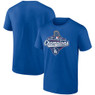 Men’s Los Angeles Dodgers 2025 World Series Champion Official Logo Royal T-Shirt