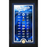 Los Angeles Dodgers 9x World Series Champions Legacy Bronze Coin 12" x 20" Photo Mint