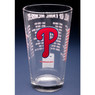 Philadelphia Phillies Team Hall of Famer 16 Ounce Pint Glass