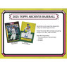 2025 Topps Archives Baseball 7-Pack Blaster Box