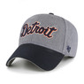 Men’s ’47 Brand Detroit Tigers Granite Script Dark Grey Heather and Navy Adjustable Snapback Cap