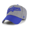 Men’s ’47 Brand Los Angeles Dodgers Granite Script Dark Grey Heather and Royal Adjustable Snapback Cap