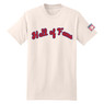 Men’s Carlos Beltrán Baseball Hall of Fame 2026 Inductee Vintage Jersey Number Heavyweight Ivory T-Shirt