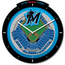 Miami Marlins Stadium View 3D Wall Clock
