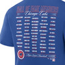 Men’s Chicago Cubs Hall of Fame Roster T-Shirt