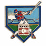 Baseball Hall of Fame Swinging Batter Rotating Magnet