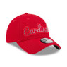Women’s New Era St. Louis Cardinals Rhinestone Script Red Adjustable Cap