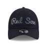 Women’s New Era Boston Red Sox Rhinestone Script Navy Adjustable Cap