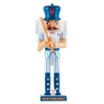New York Mets 12 Inch Wooden Holiday Nutcracker