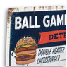 Detroit Tigers Ball Park Concessions 17 x 10 Metal Sign