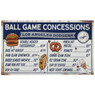 Los Angeles Dodgers Ball Park Concessions 17 x 10 Metal Sign