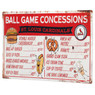 St. Louis Cardinals Ball Park Concessions 17 x 10 Metal Sign
