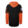 Men’s ’47 Brand San Francisco Giants Trifecta Shortstop Black and Orange Pullover With Hood