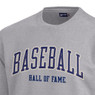 Baseball Hall of Fame Wool Applique Oxford Crewneck Sweatshirt