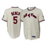 Johnny Bench Men's Baseball Hall of Fame Ivory Hall of Famer Replica Jersey