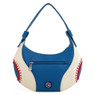 Los Angeles Dodgers Baseball Stitches Royal Blue Shoulder Bag
