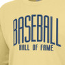 Women’s Comfort Wash Baseball Hall of Fame Yellow Boxy T-Shirt