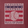Men’s 108 Stitches Baseball Hall of Fame Heather Maroon 2026 Logo Members T-Shirt