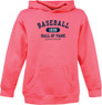 Youth Baseball Hall of Fame Light Purple T-Shirt and Pink Hooded Sweatshirt Combo