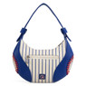 New York Mets Baseball Stitches Pinstripes Shoulder Bag