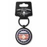 Baseball Hall of Fame Round Wood Keychain