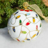 Baseball Hall of Fame Kitty Keller Holiday Lights Ornament