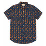 Men’s Baseball Hall of Fame Jack & Sage Baseball Cooperstown Patterned Navy Camp Shirt