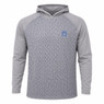 Men’s Baseball Hall of Fame Jack & Sage Baseball Pattern Navy and Grey Performance Hoodie