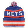 Youth ’47 Brand New York Mets Cuff Pom Knit Cap