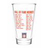 New York Mets Team Hall of Famer 16 ounce Pint Glass