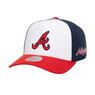Men’s Mitchell & Ness Atlanta Braves Pro Pinch White & Navy Snapback Cap