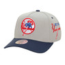 Men’s Mitchell & Ness New York Yankees Pro Pinch Grey Snapback Cap
