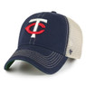 Men’s ‘47 Brand Minnesota Twins Trawler Clean Up Navy and White Adjustable Cap