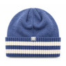 Unisex Baseball Hall of Fame Striped Royal Blue Knit Cap