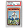 Robin Yount Autographed Rookie Card 1975 Topps # 223 (PSA)