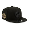 Men’s New Era Milwaukee Brewers 2026 World Series Champs Gold Patch Black Adjustable Cap