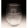 Hall of Fame Cooperstown Distillery 9 ounce Stemless Wine Glass
