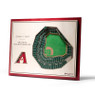 Arizona Diamondbacks 5 Layer 17 x 13 StadiumViews 3D Wall Art