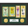 Highland Mint Oakland Athletics Framed World Series Replica Ticket Collection