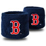 Franklin Sports Boston Red Sox B Logo Pair of 2.5" Wristbands