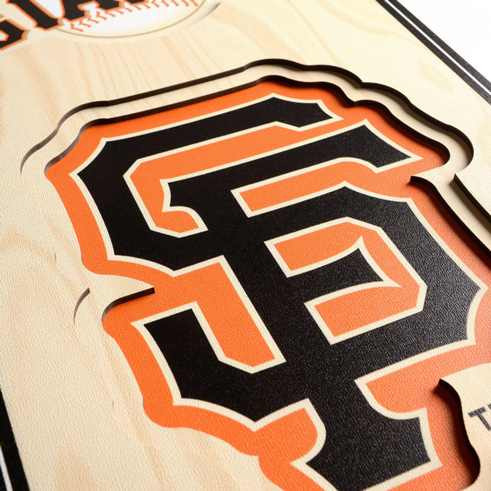 San Francisco Giants 8 x 32 3D StadiumView Banner