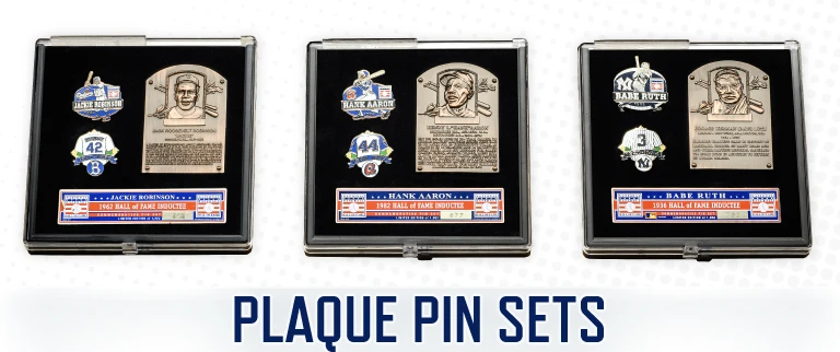 HOF Plaque Pin Sets