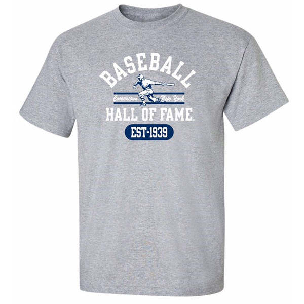 Men's Baseball Hall of Fame Gray State Champ T-Shirt