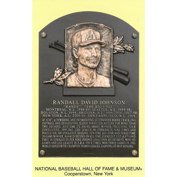 Randy Johnson's Hall of Fame plaque will have Diamondbacks cap
