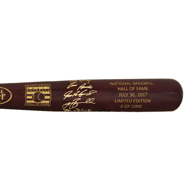 Baseball Hall of Fame 2017 Induction Limited Edition Full Size 34" Replica Signature Bat