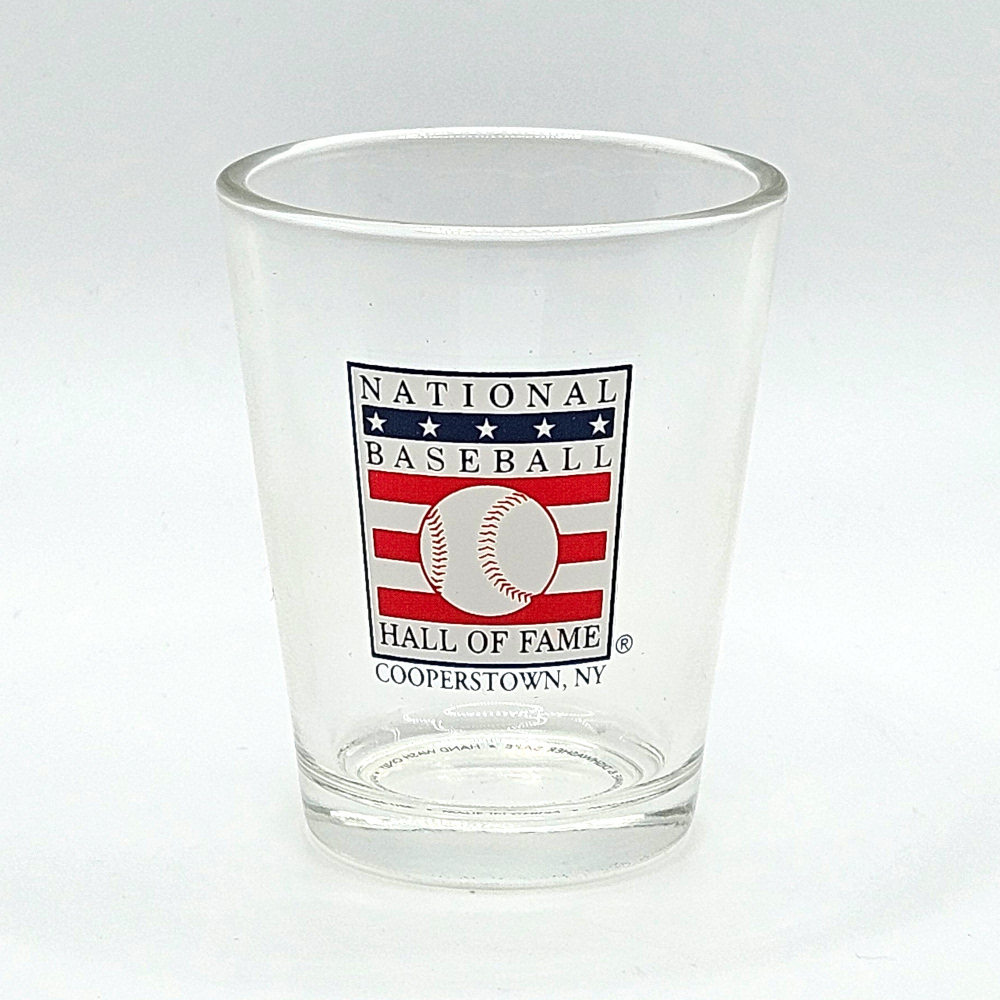 Baseball Hall of Fame Logo Shot Glass Baseball Hall of Fame Logo Shot Glass