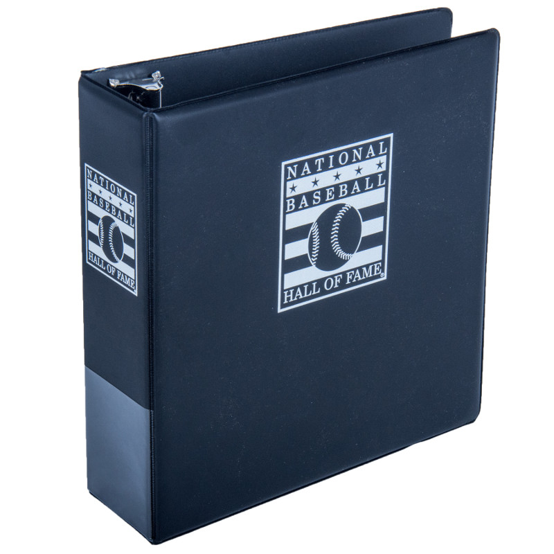 BCW Baseball Hall of Fame 3 Inch Black Baseball / Postcard Card D-Ring Album BCW Baseball Hall of Fame 3 Inch Black Baseball / Postcard Card D-Ring Album