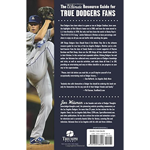 100 Things Dodgers Fans Should Know & Do Before They Die