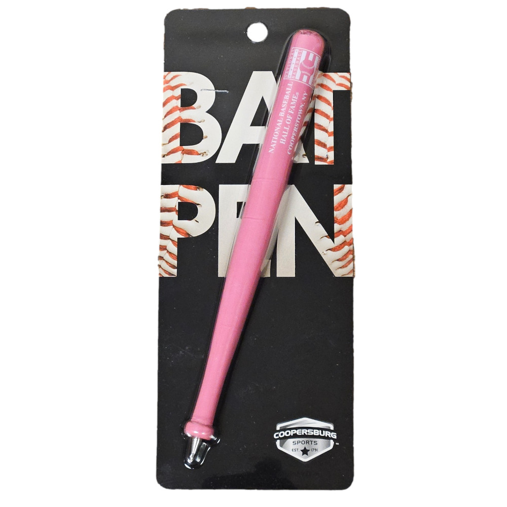 Baseball Hall of Fame Pink Bat Pen