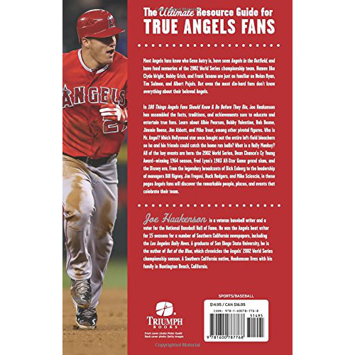 100 Things Angels Fans Should Know & Do Before They Die